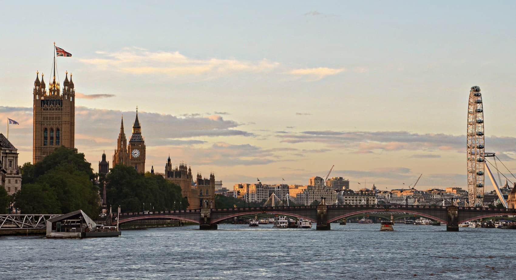 River Thames, Big Ben and the London Eye
